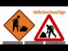 Fabryka Niestandardowy ograniczenie prędkości Metalowy odblaskowy znak ostrzegawczy regulacyjny