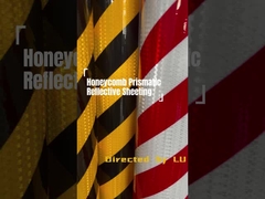 Wodaodporna kryształowa siatka pryzmatyczna odblaskowa do taśmy ostrzegawczej przed barierą pojazdu