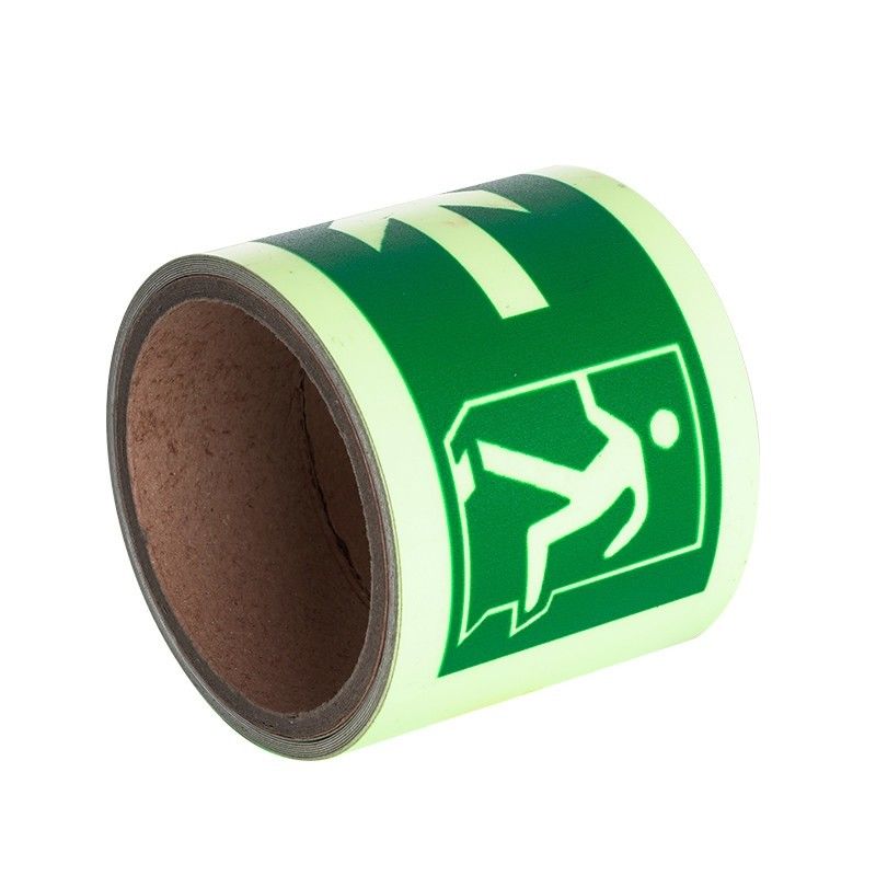 Niestandardowy PVC PET Acrylic Glow In The Dark Tape Luminiszcentowa naklejka winylowa dla znaków bezpieczeństwa