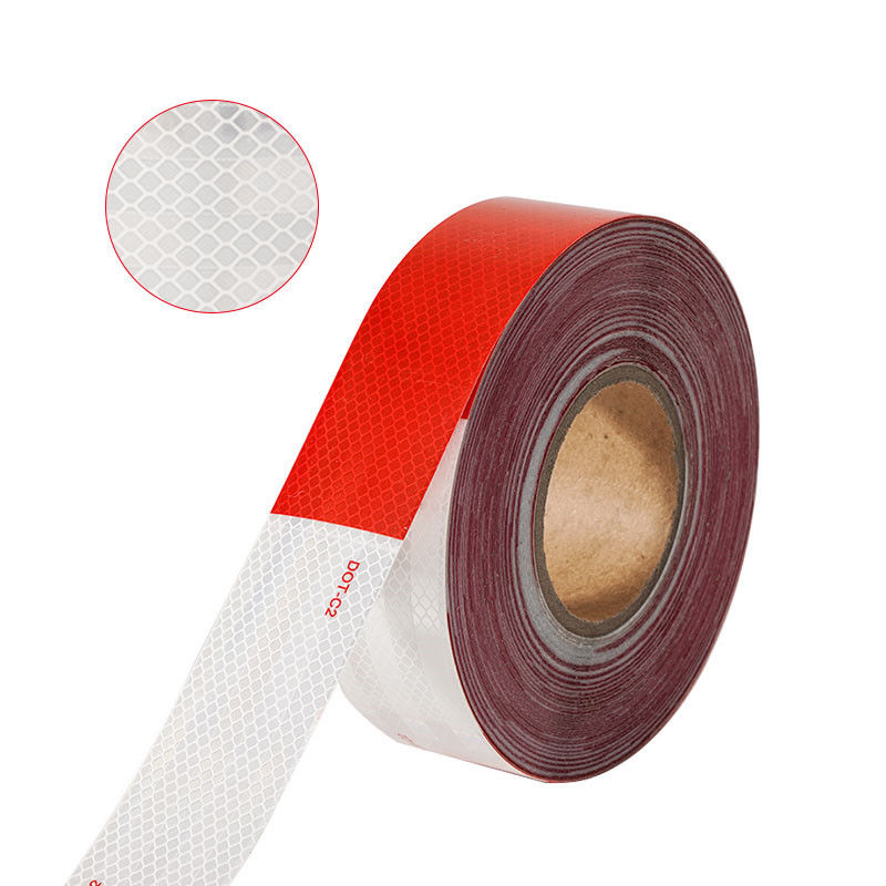 Wysokiej Intensywności 2 Inch Truck DOT C2 Reflective Trailer Tape Automotive Motorcycle Cargo Tractor Trailer Ostrzeżenie