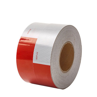 Dobra cena. Biały Czerwony Widoczność Pryzmatyczny Warning Truck DOT Reflective tape w Internecie