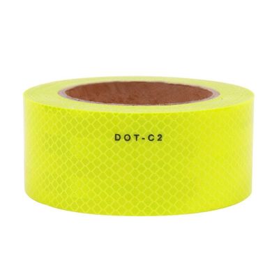 Dobra cena. High Intensity Fluorescent Yellow Green PMMA Micro Prismatic DOT C2 Reflective Tape w Internecie